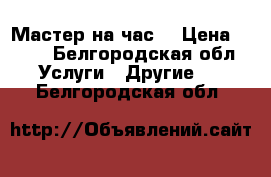 Мастер на час  › Цена ­ 100 - Белгородская обл. Услуги » Другие   . Белгородская обл.